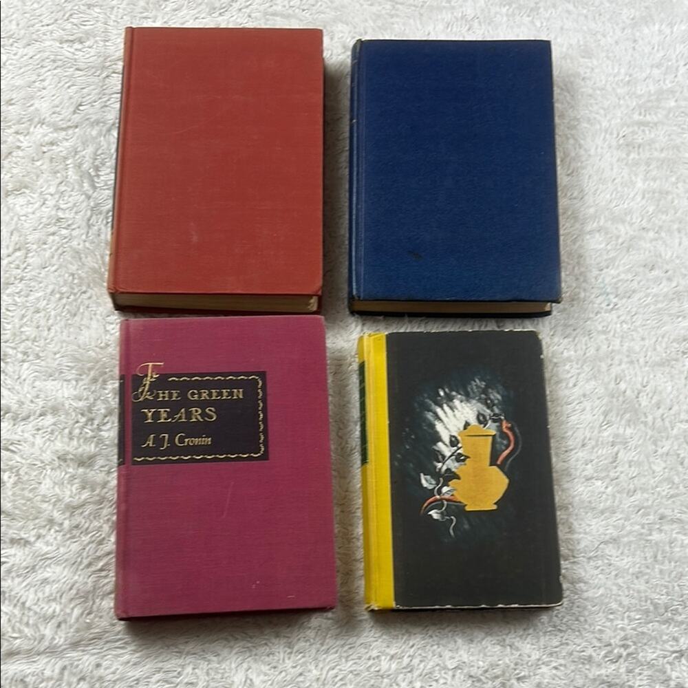 Book Bundle - 4‎ Novels 1940s Green Mansions, Boston Adventure HC Fair-Good
